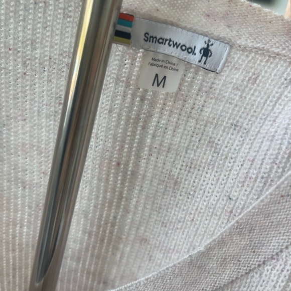 Smartwool | Women’s Shadow Pine V Neck Cable Knit Merino Wool Blend Sweater - Picture 4 of 7